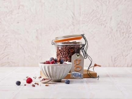 Schokoladen-Nuss-Granola